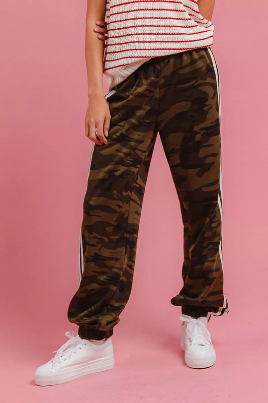 Side Lines Camouflage Track Pants